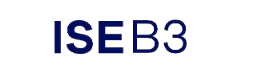 The image shows the text “ISE B3” in blue capital letters on a white background.